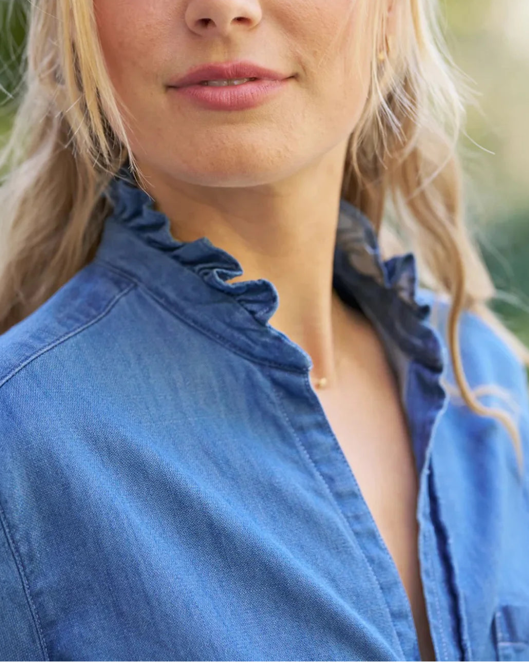 Eileen Ruffle Top