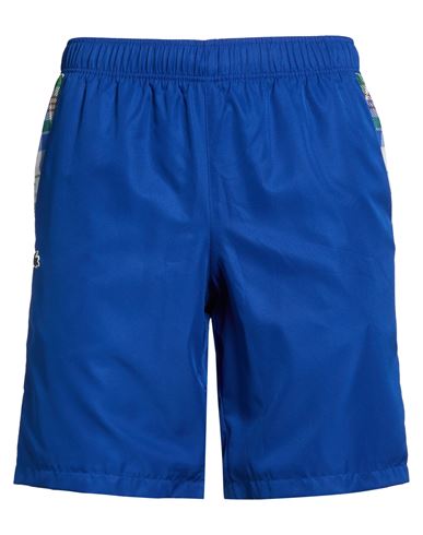 Man Shorts & Bermuda Shorts Bright blue Size 4 Polyester