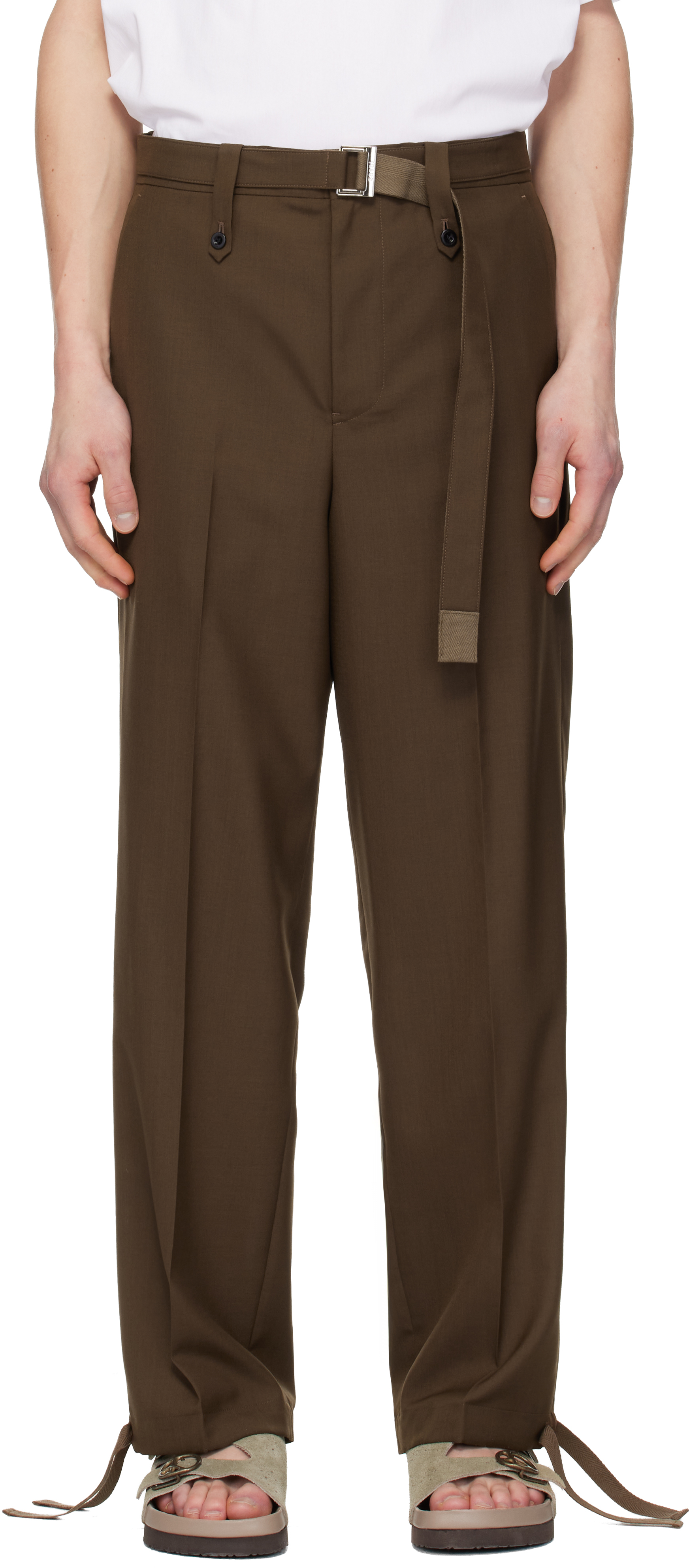 Brown Suiting Trousers