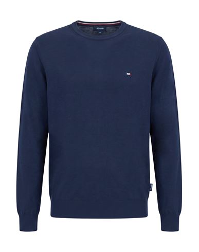 Façonnable Man Sweater Navy Size 3XL Cotton