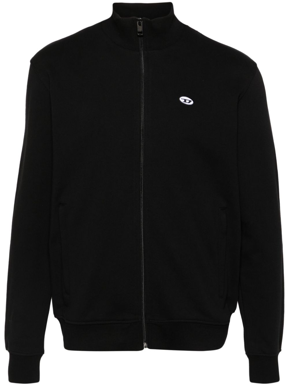 Track jacket with Oval D patch