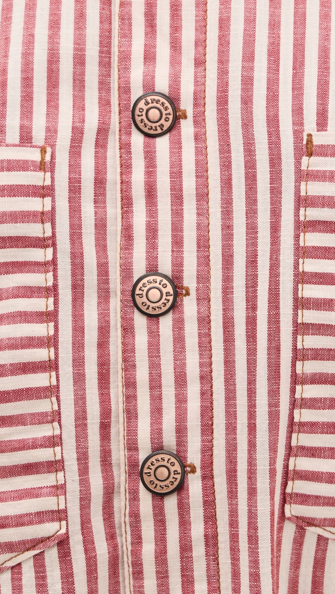 Striped Twill Shacket Stripes