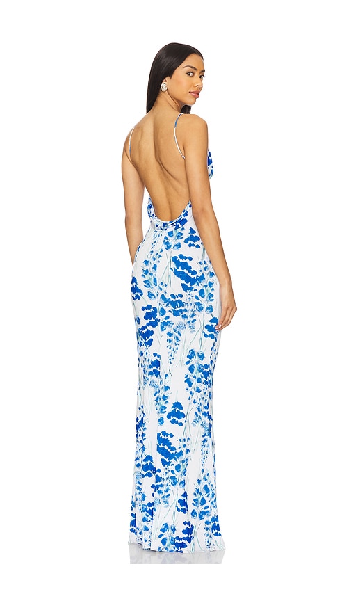 Katie May Beth Gown in Blue,White.  S. Also in L