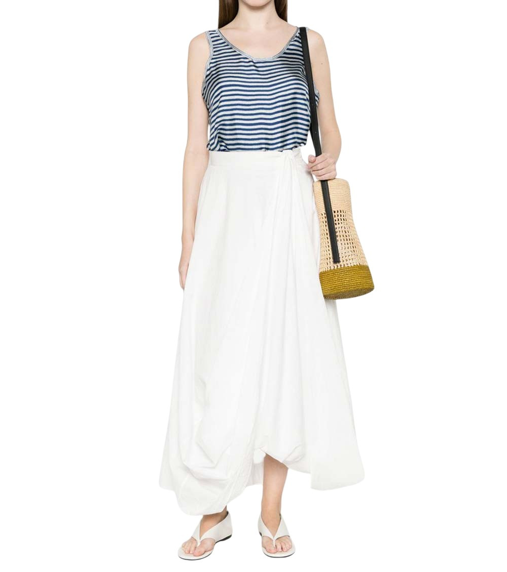 Striped Silk Top