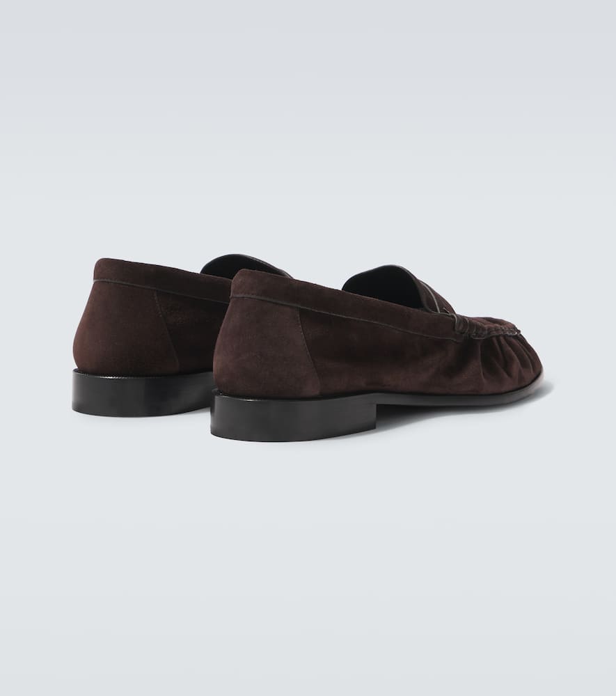 Le Loafer suede penny loafers