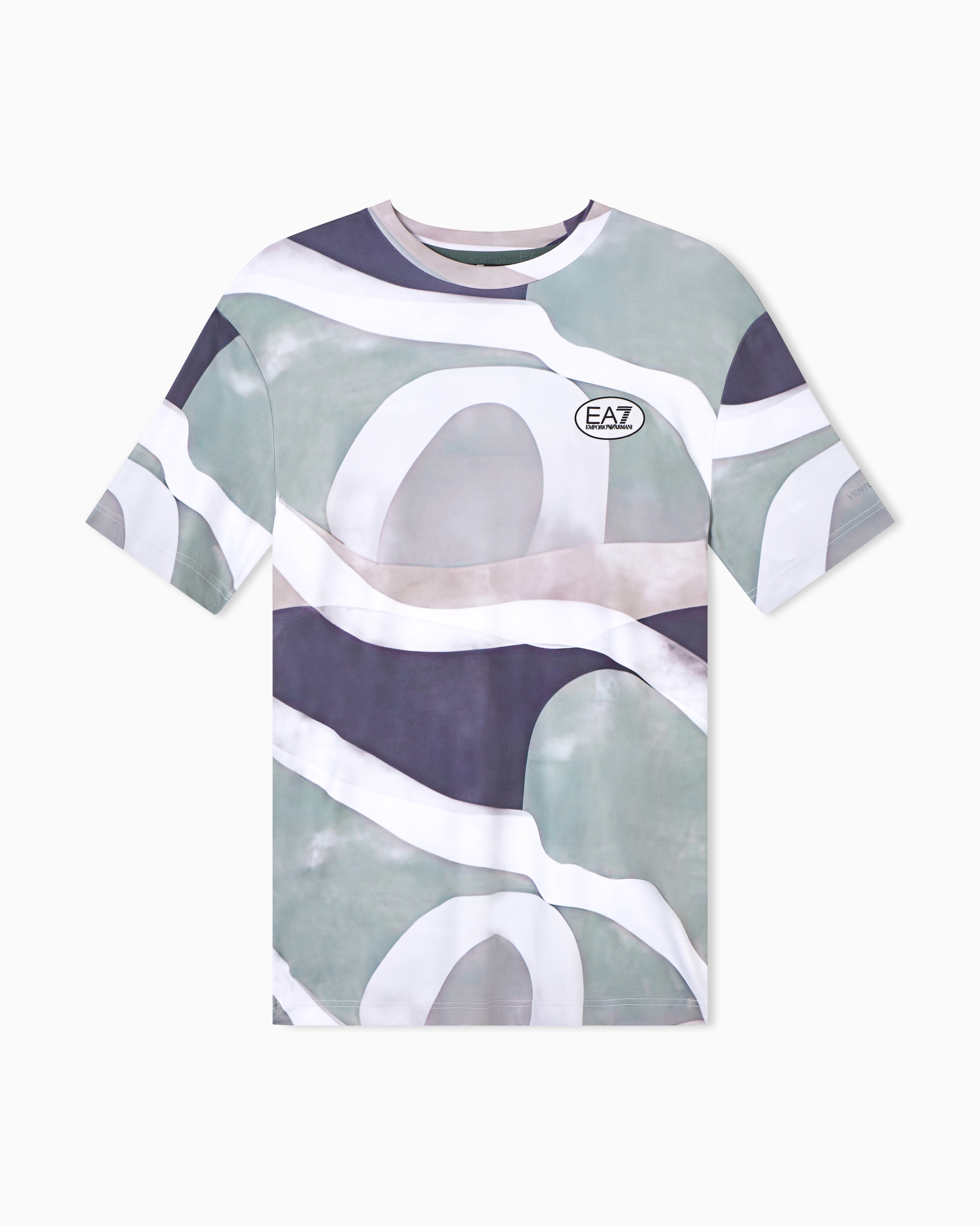 Tennis Pro print T-shirt in VENTUS7 technical fabric