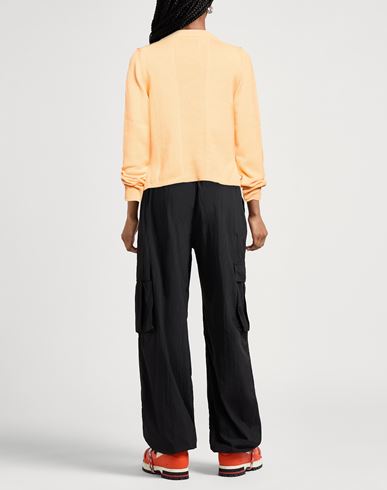 Woman Sweater Orange Size L Polyester, Cotton