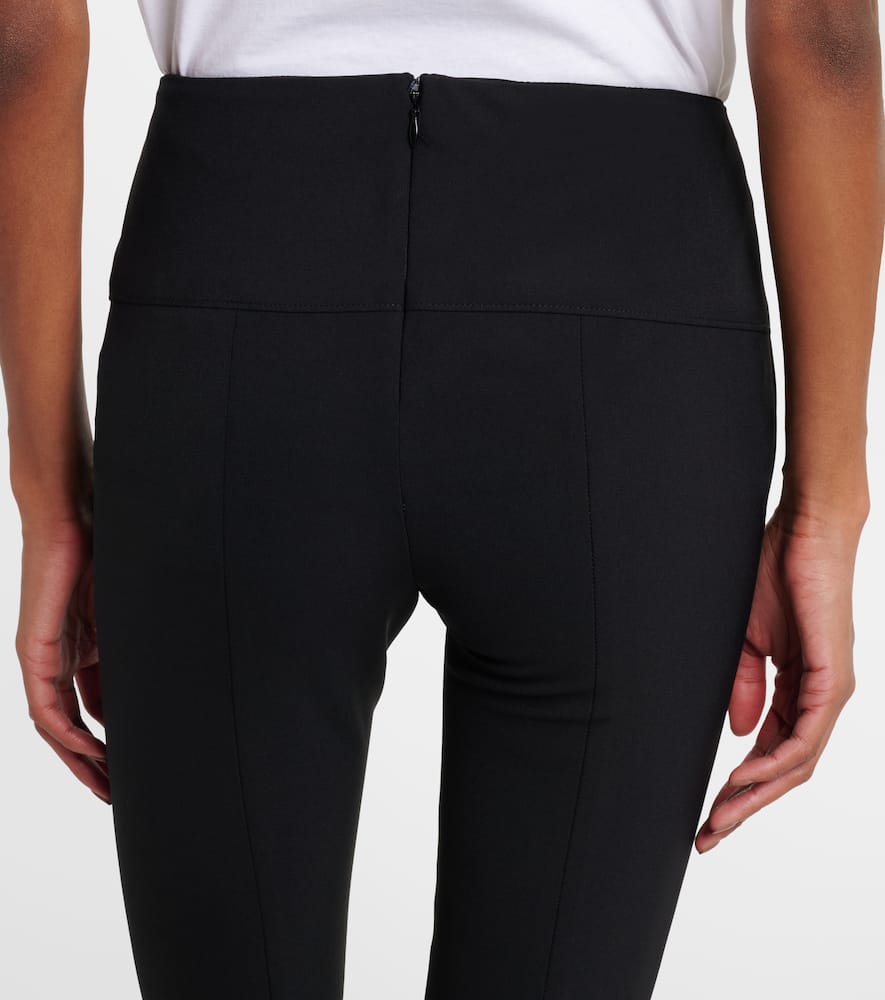 Scuba cropped slim pants