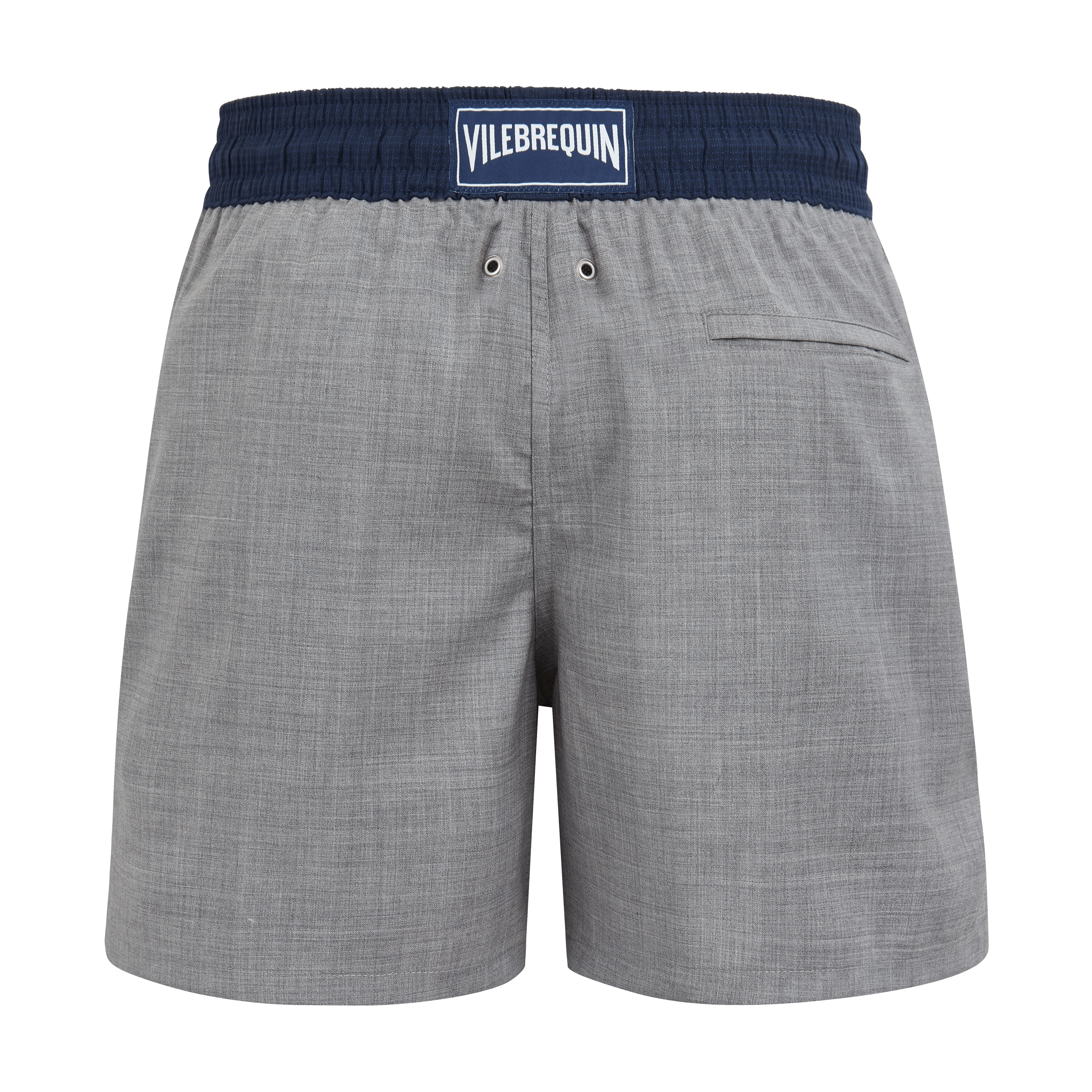 Men Woolen Swim Trunks Super 120's- X The Woolmark Company - Swimming Trunk - Magnus - Grey