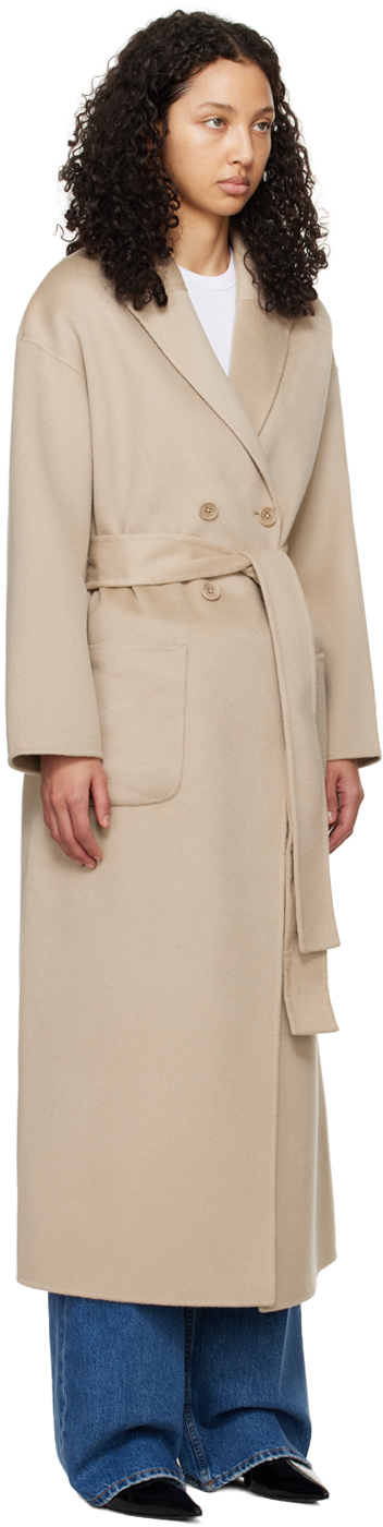 ANINE BING Taupe Dylan Coat