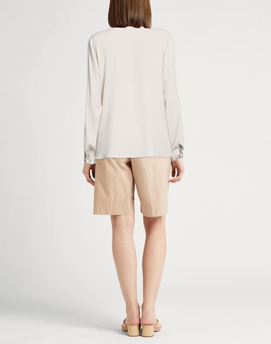 Woman Top Light grey Size 8 Silk, Elastane