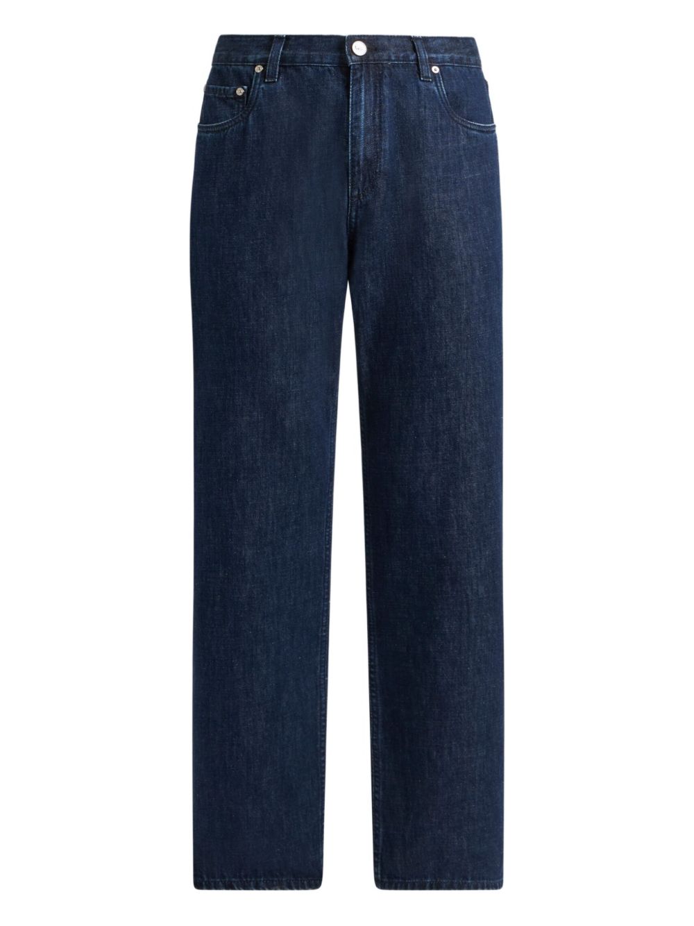 ETRO Octopus-embroidered jeans - Blue