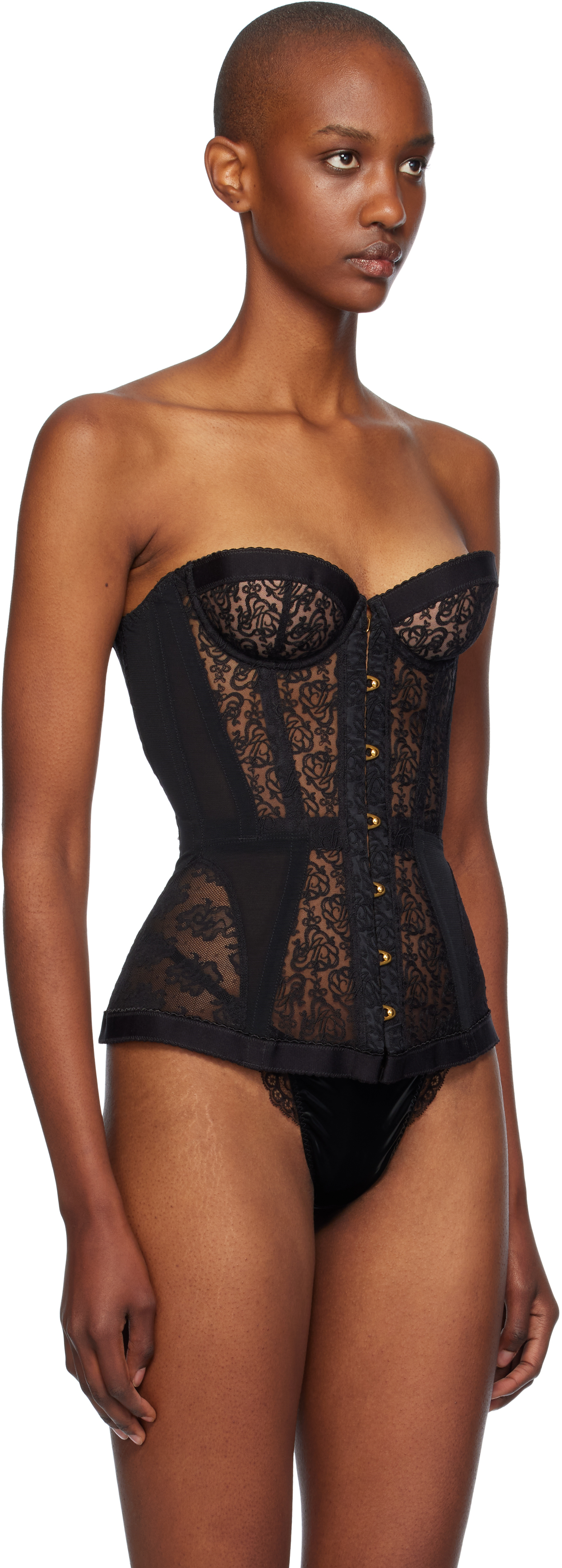 Agent Provocateur Black Mercy Corset