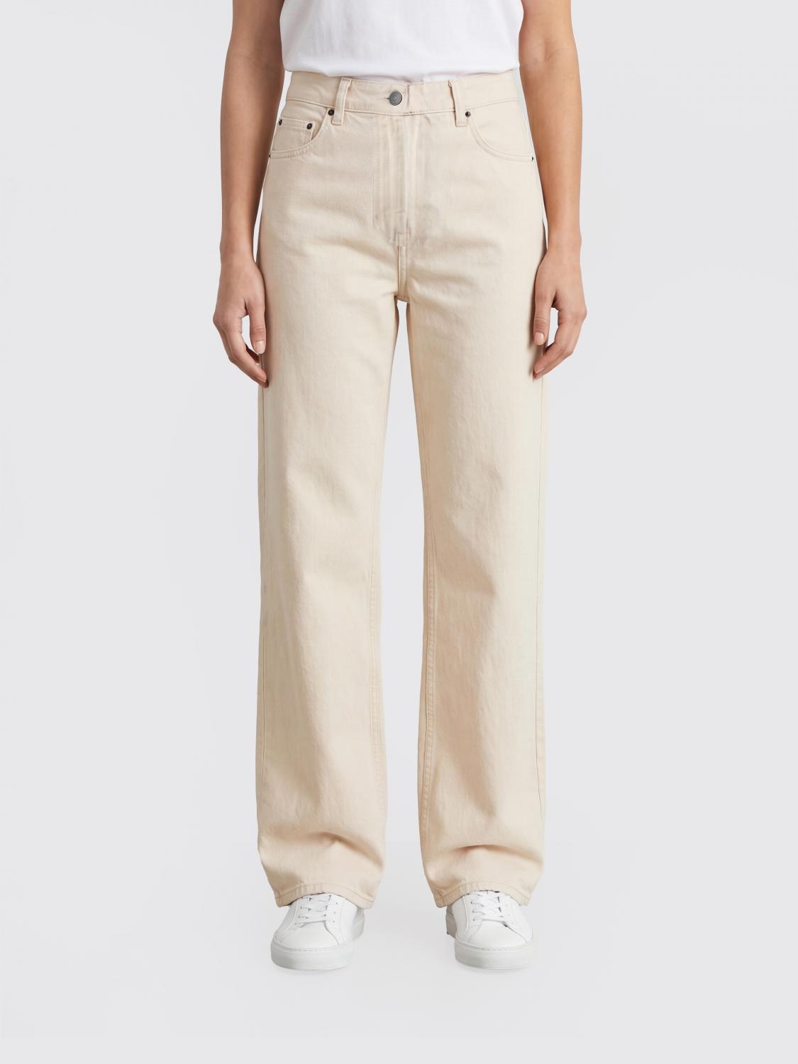Jeans Woman color Ecru