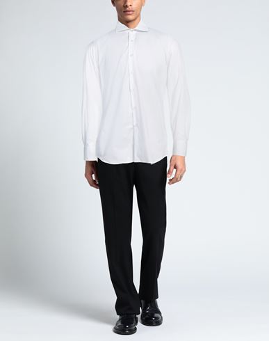 Man Shirt White Size 16 ½ Cotton, Elastane