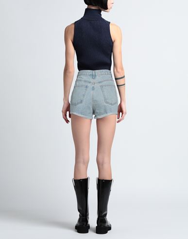 Woman Denim shorts Blue Size L Cotton