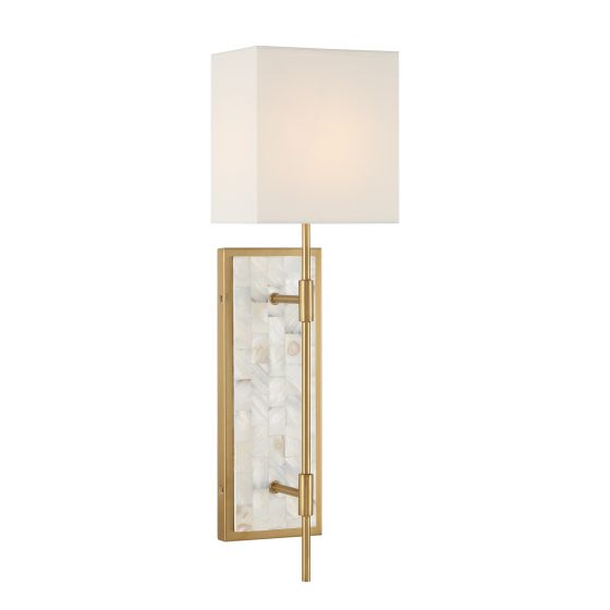 Eastover 1-Light Wall Sconce in Warm Bra
