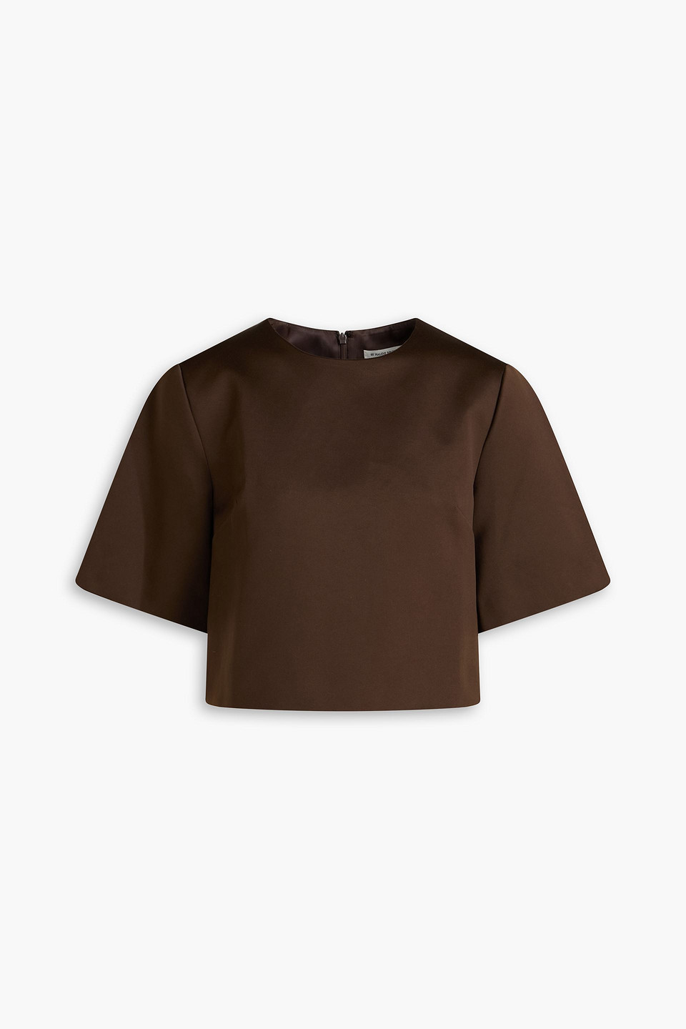 Hania cropped mikado top - Brown - DE 34