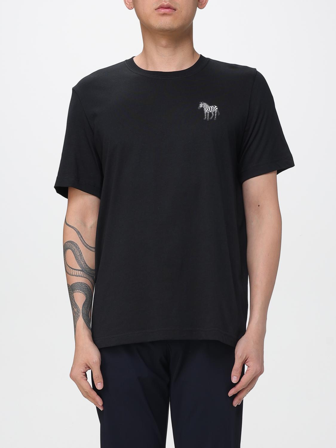 Embroidered-motif T-shirt - Black