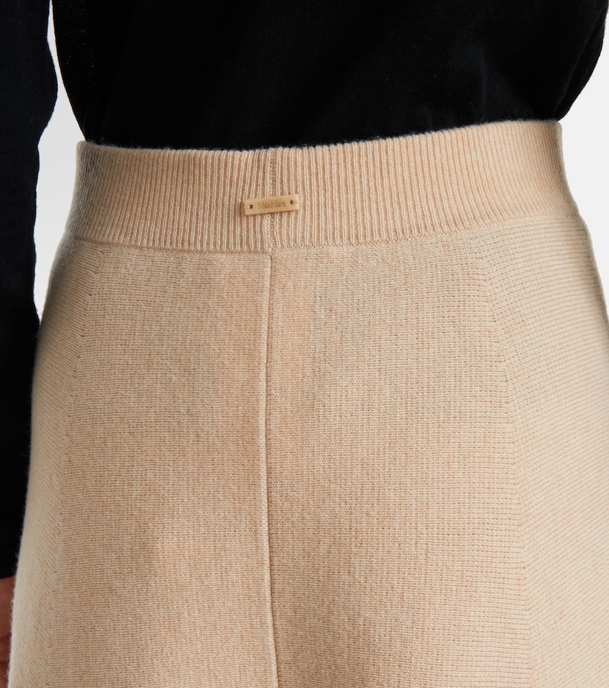 Giberna wool and cashmere maxi skirt