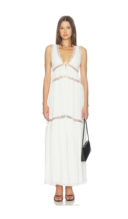 Tularosa Mia Gown in White. XS. Also in S, M