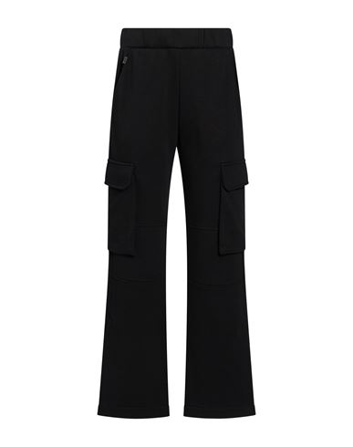 Woman Pants Black Size 8 Cotton, Polyester