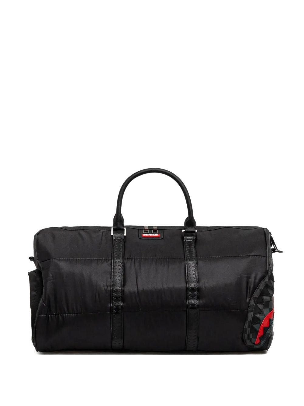 Logo-tag travel bag - Black