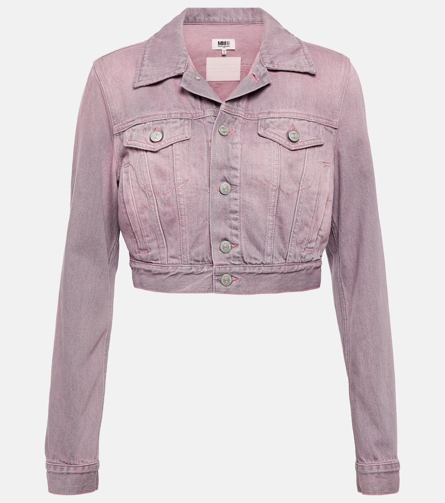 Cropped denim jacket