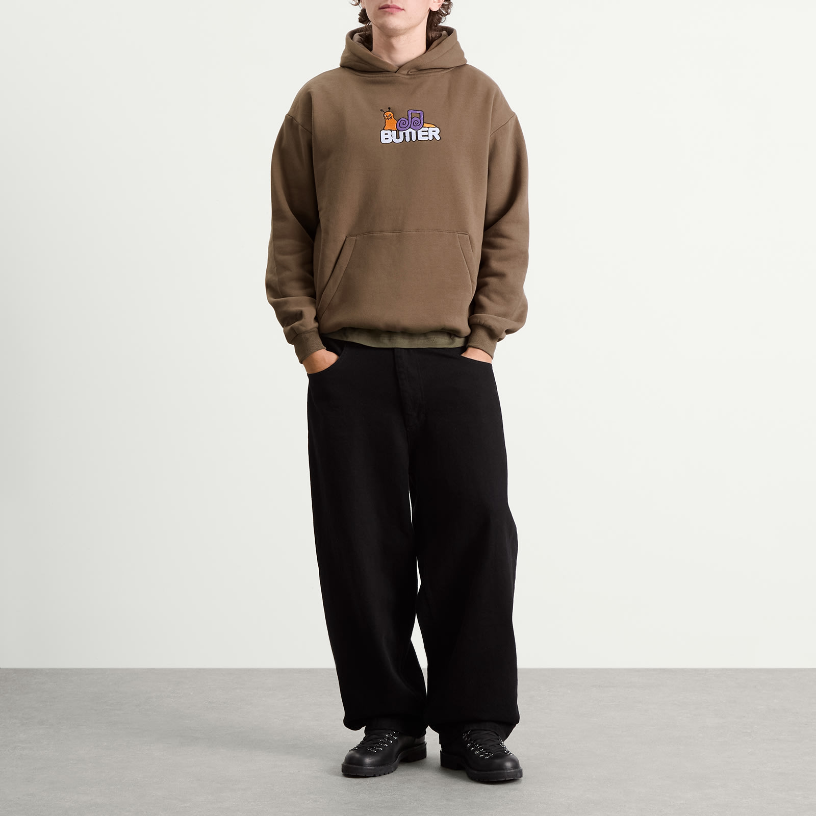 Men's Snail Hoodie Umber