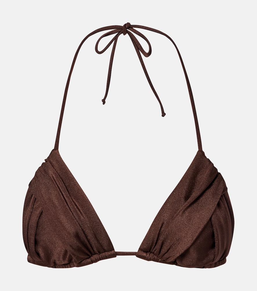 Jasmin gathered bikini top