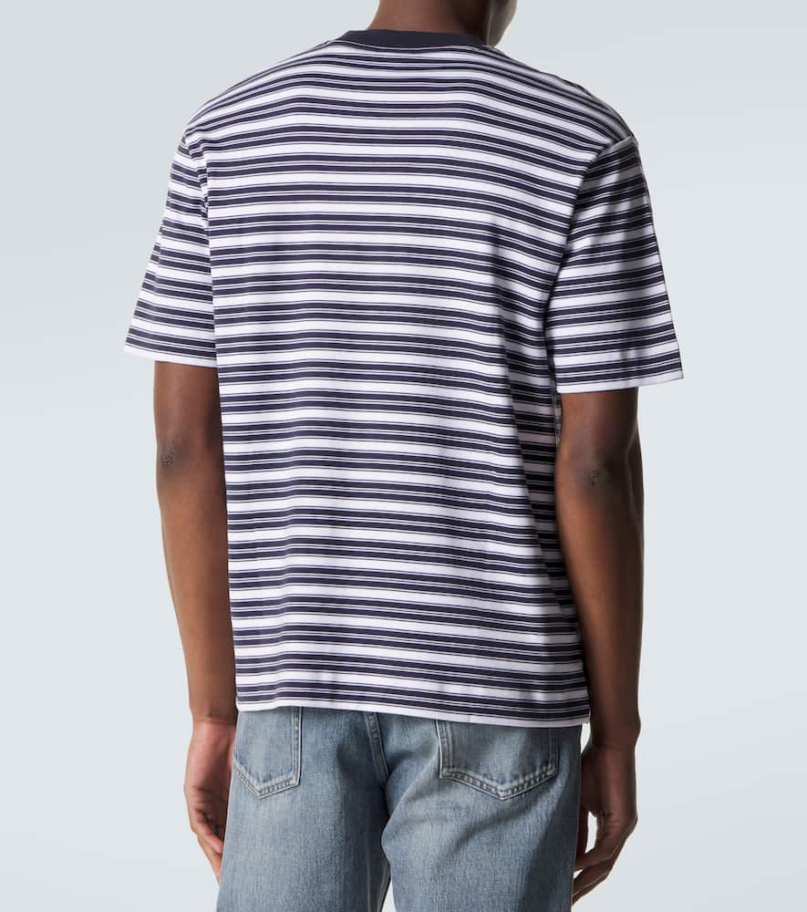 Striped cotton jersey T-shirt
