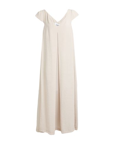 Woman Midi dress Beige Size 8 Modal, Polyester
