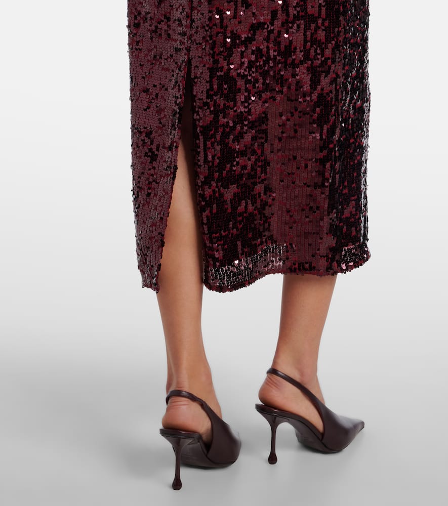 Sequined midi dress