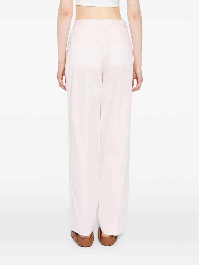 Pink Slanted Pocket Pants