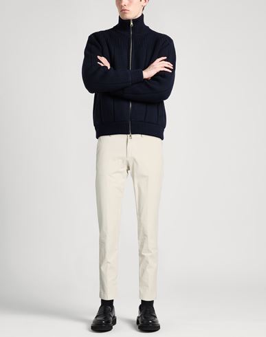 Man Pants Beige Size 28 Cotton, Elastane