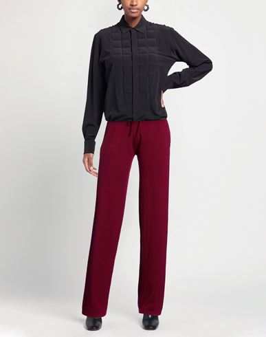 Woman Pants Burgundy Size M Cashmere