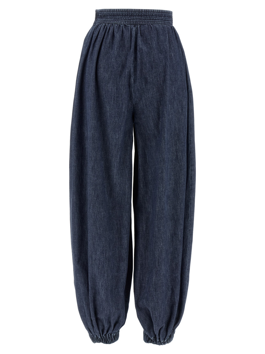Valentino Garavani - Valentino Garavani Denim Chambray Pants Blue