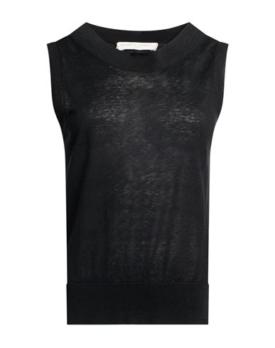 Woman Sweater Black Size S Silk, Linen