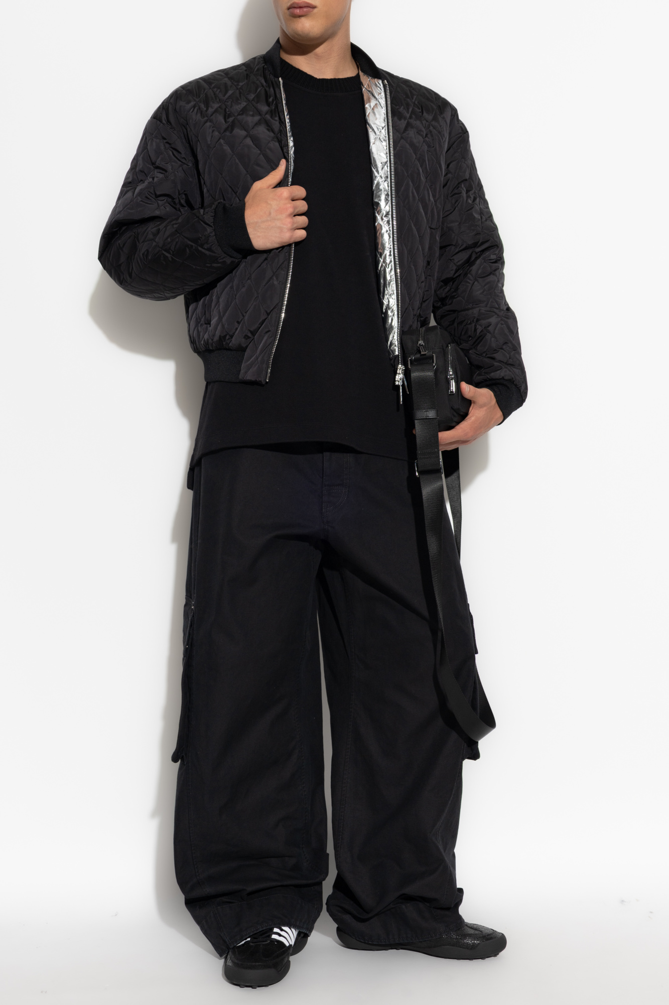 Sweatshirt With Patch, Men's, Black