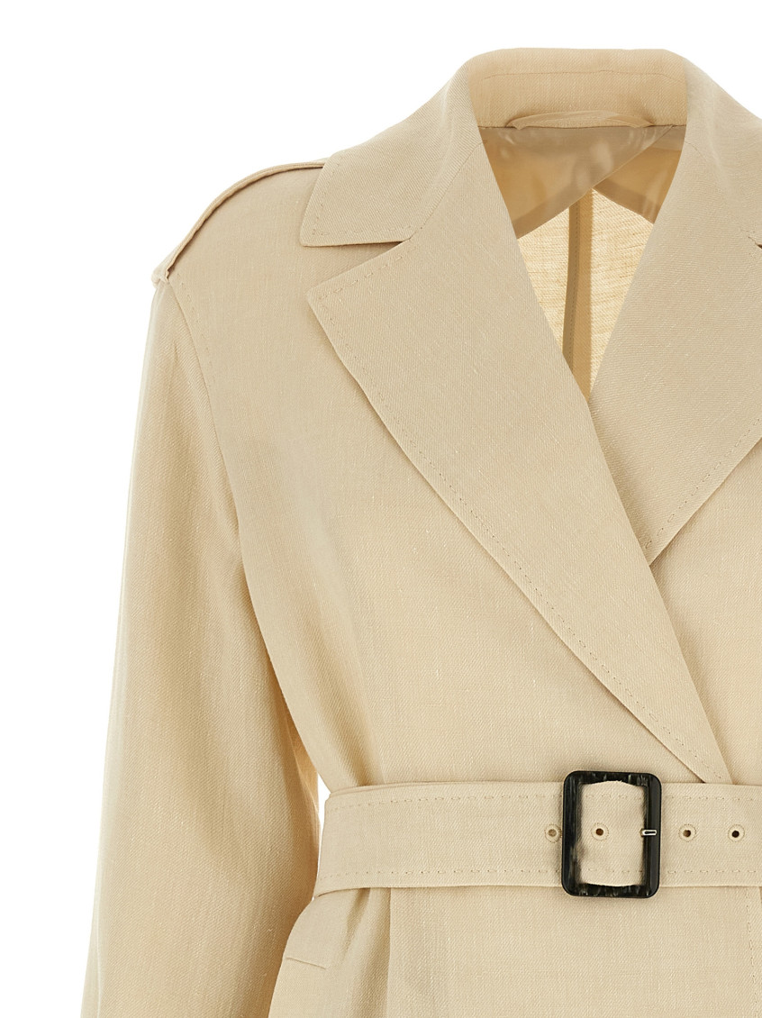 Beige Vieste Trench Coat