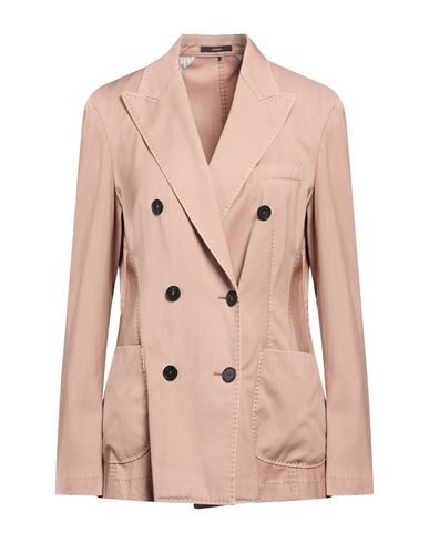 Woman Blazer Light brown Size 8 Virgin Wool