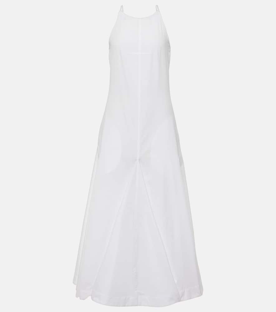 Cactus cotton poplin midi dress