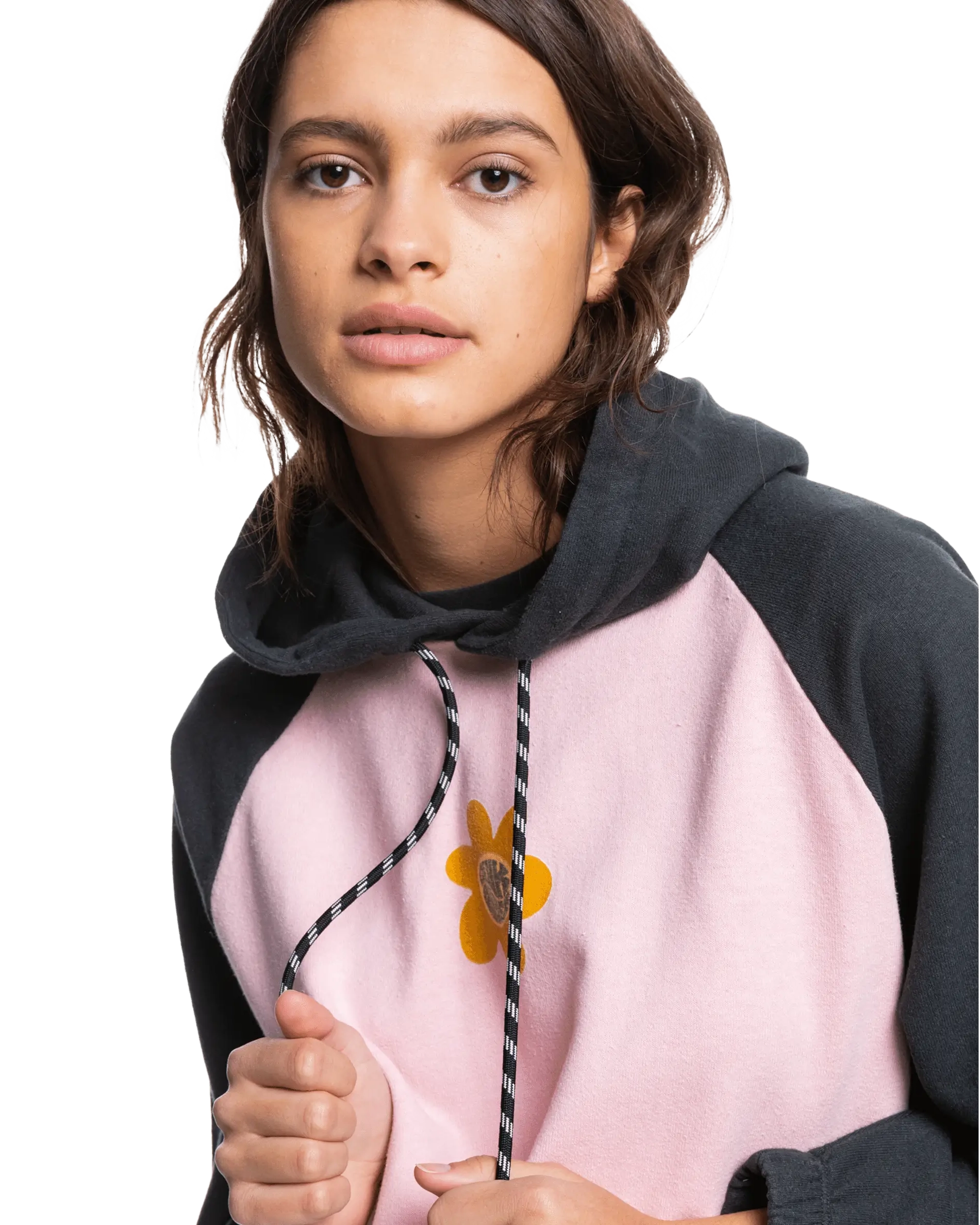 Pray For Wave Hoodie in Bleached Mauve