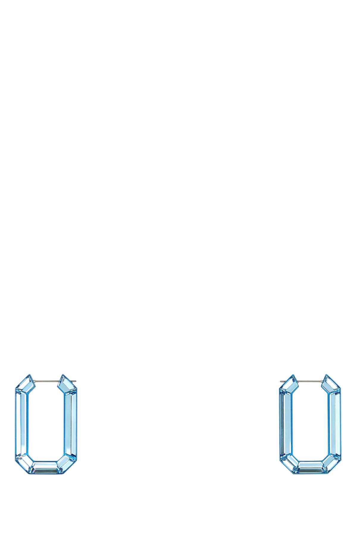 Light Blue Crystal Lucent Earrings