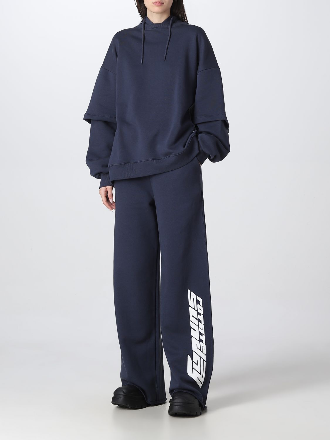 Sweatshirt Woman color Blue