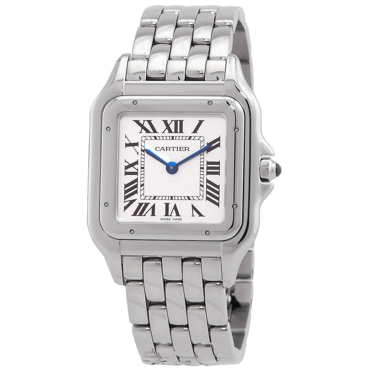 Panthere De Quartz Silver Dial Ladies Watch WSPN0011