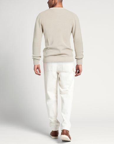 Man Sweater Beige Size L Cotton