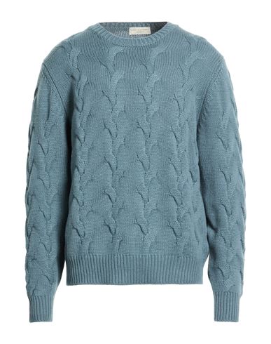 Man Sweater Deep teal Size 44 Cashmere