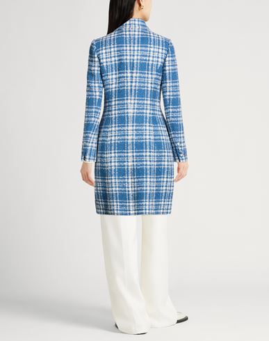 Woman Coat Blue Size 6 Wool, Mohair wool, Nylon