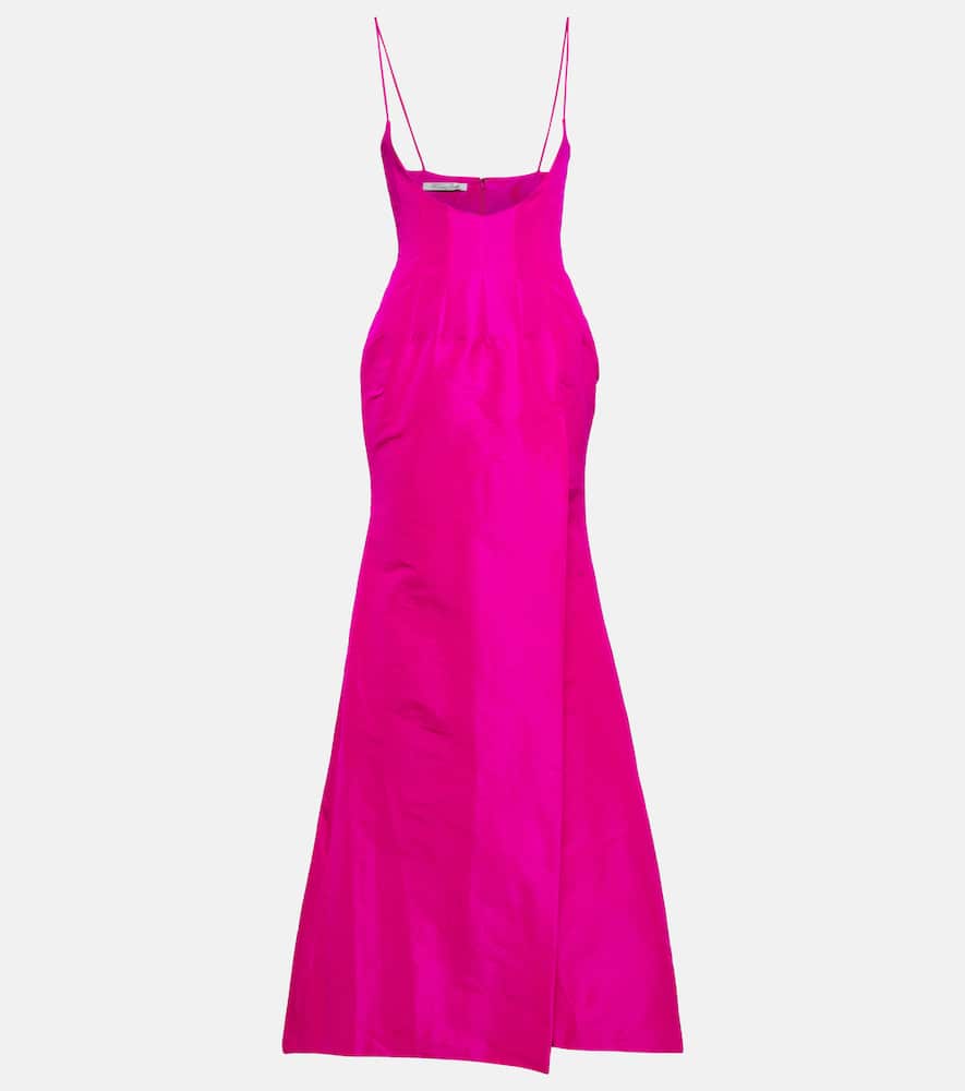 Scoop-front gown